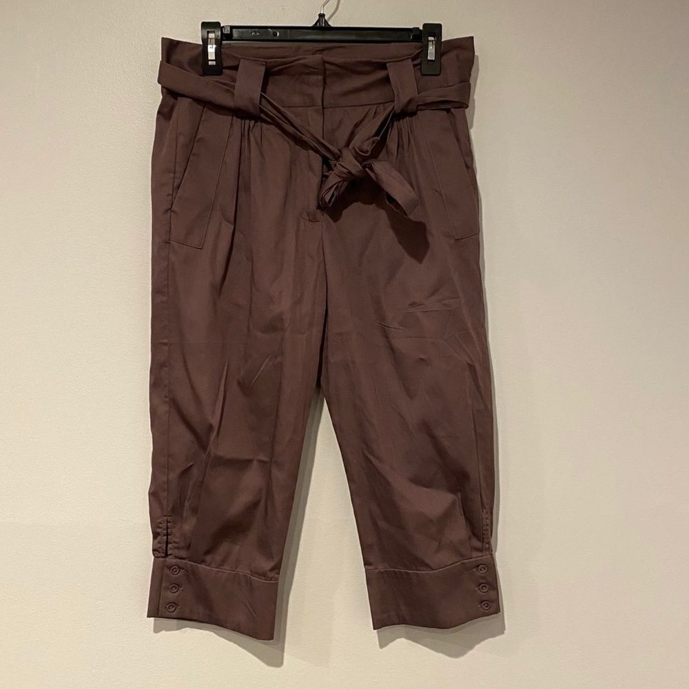 French Connection Tie-Waist Capris